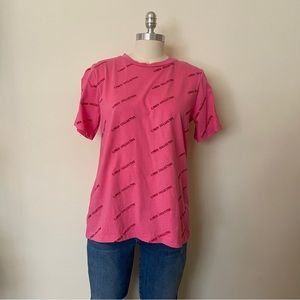C/MEO Contempt Pink Embroidered Tshirt
